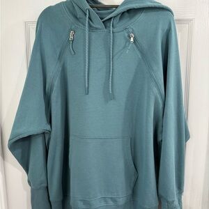 Old Navy Active Teal Nursing Hoodie